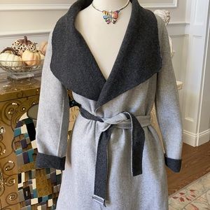 New, White House Black market wool coat. Medium